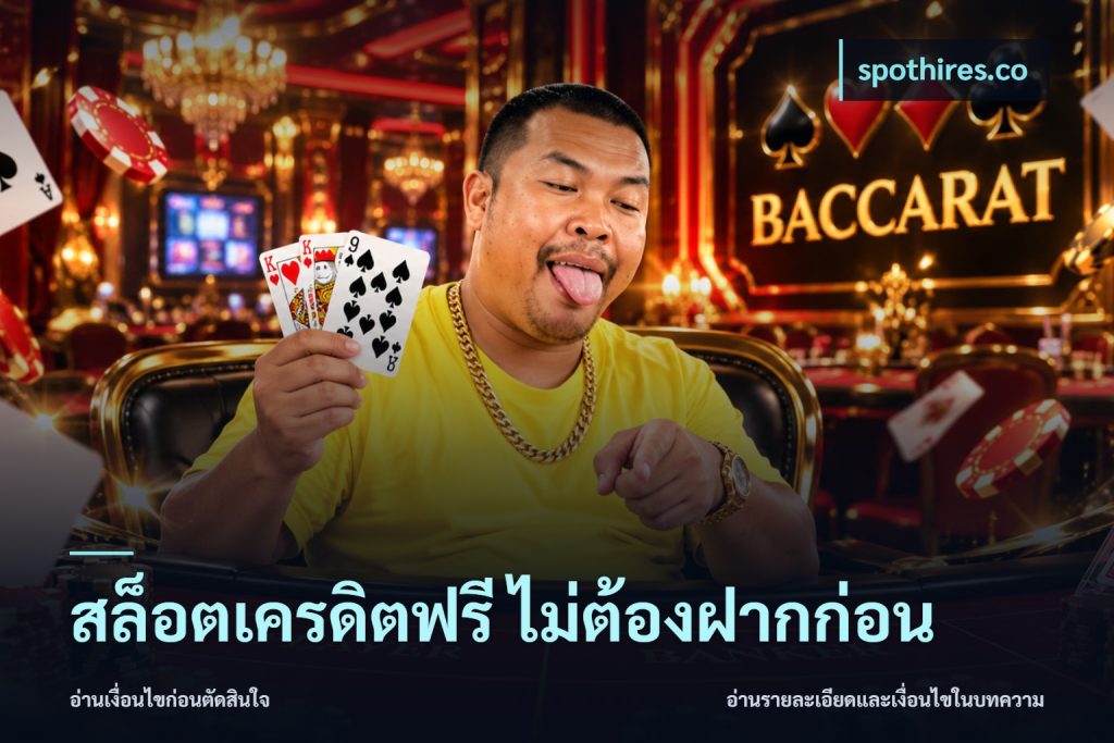 สล็อตเครดิตฟรี ไม่ต้องฝากก่อน