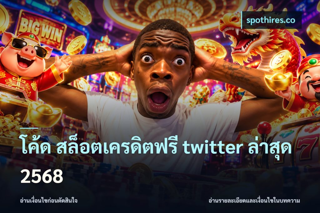 โค้ด สล็อตเครดิตฟรี twitter ล่าสุด 2568