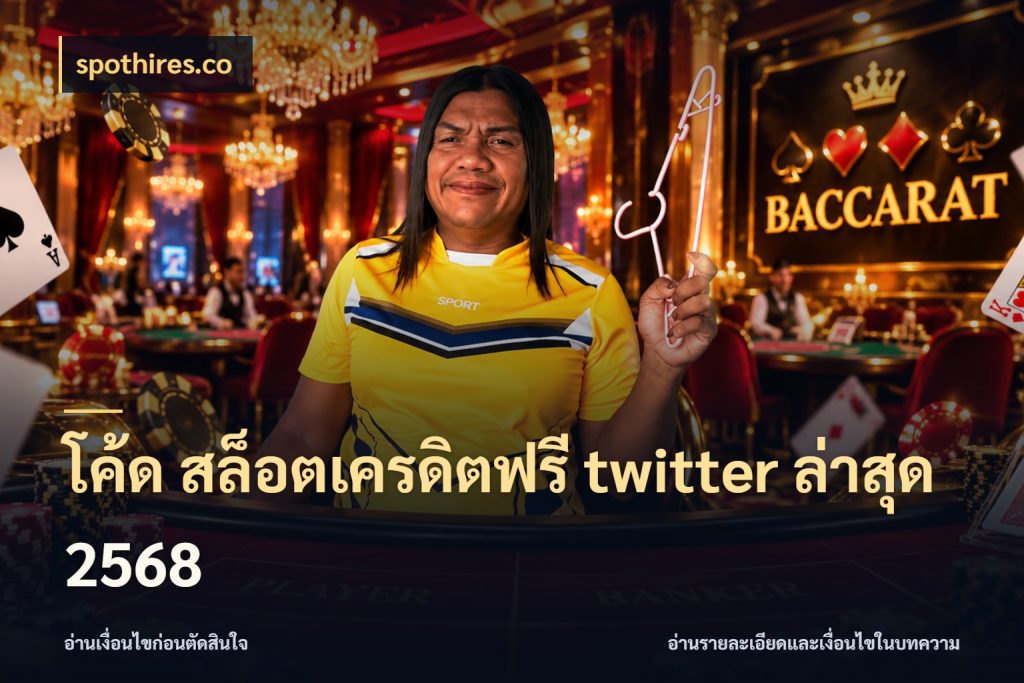 โค้ด สล็อตเครดิตฟรี twitter ล่าสุด 2568 จากชื่อเครดิตฟรีสู่ความสนุกที่เข้าใจได้ ในมุม spothires.co