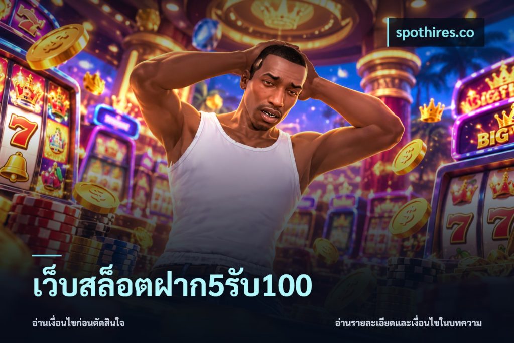 เว็บสล็อตฝาก5รับ100