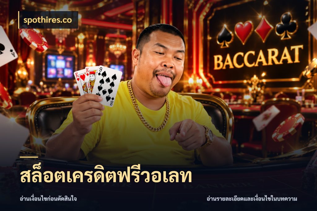 สล็อตเครดิตฟรีวอเลท ชนิดเครดิตกับสิทธิ์ที่คุณอยากรู้ สไตล์ spothires.co