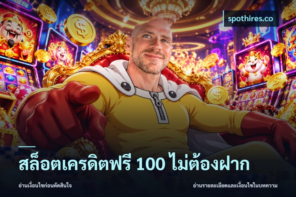 สล็อตเครดิตฟรี 100 ไม่ต้องฝาก