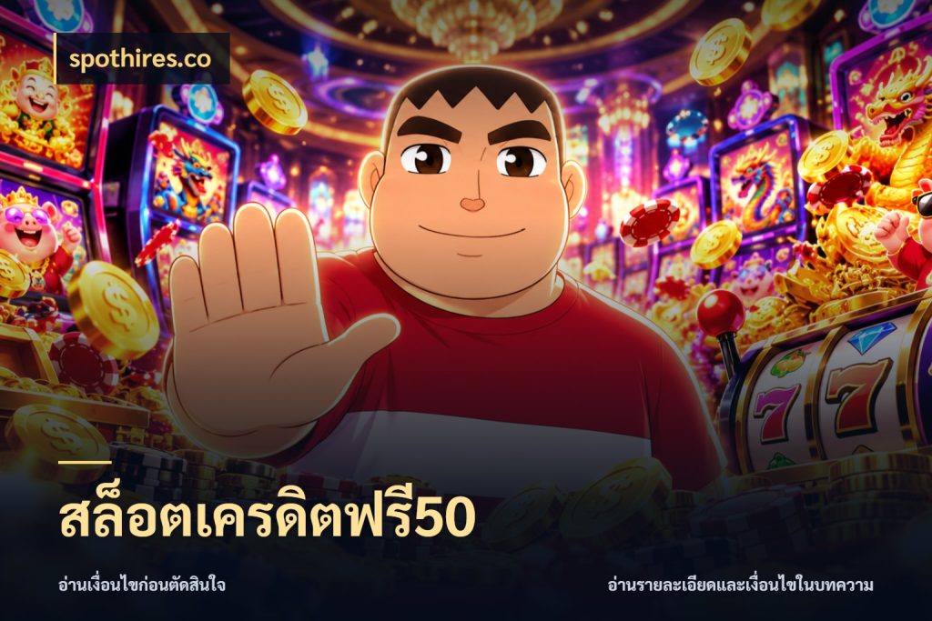 สล็อตเครดิตฟรี50 สิทธิ์ที่สายโบนัสสนใจกับวิธีรับ ในมุม spothires.co