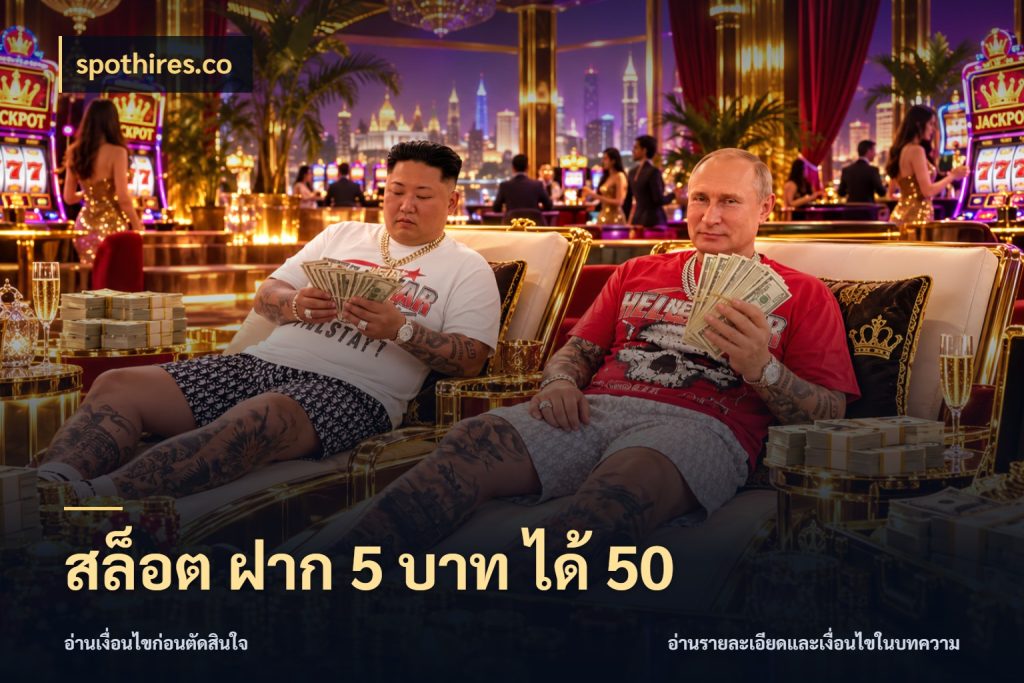 สล็อต ฝาก 5 บาท ได้ 50 จับคู่โบนัสกับสไตล์เกมที่ชอบ สไตล์ spothires.co
