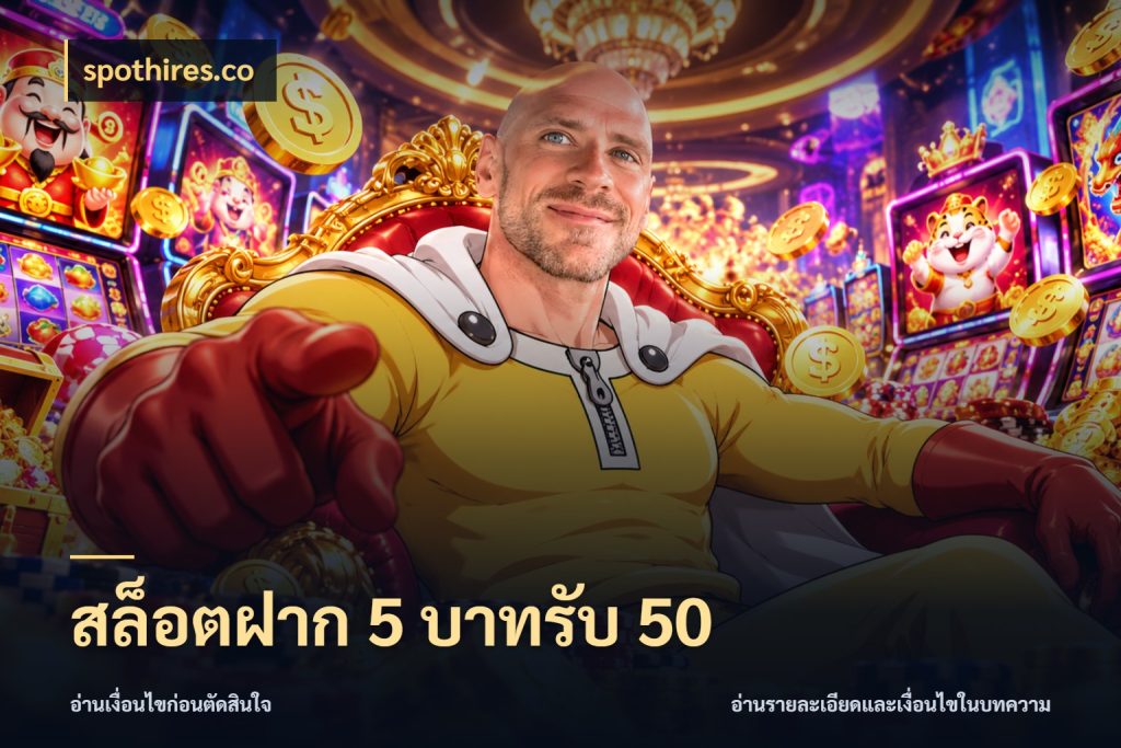 สล็อตฝาก 5 บาทรับ 50 เปิดมุมโปรให้เข้ากับเกมแนวโปรด สไตล์ spothires.co