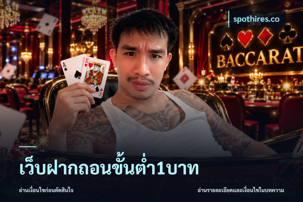 เว็บฝากถอนขั้นต่ำ1บาท