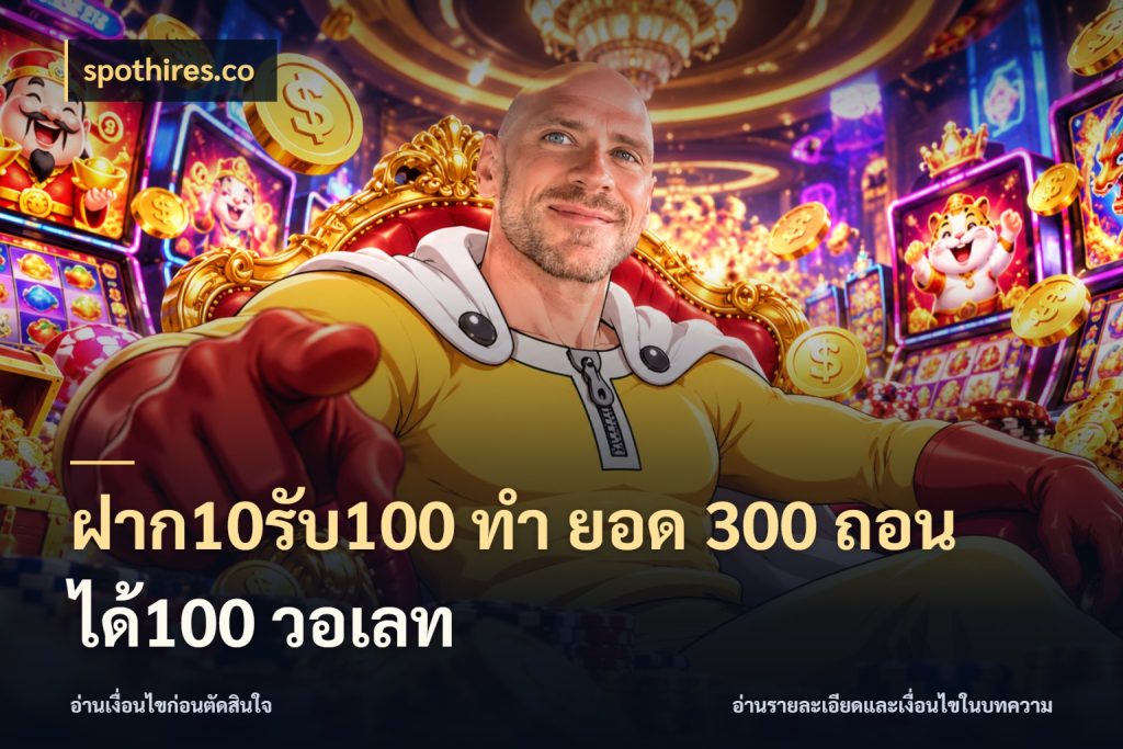 ฝาก10รับ100 ทํา ยอด 300 ถอนได้100 วอเลท สนุกกับตัวเลือกโปรในสไตล์ของคุณ สไตล์ spothires.co