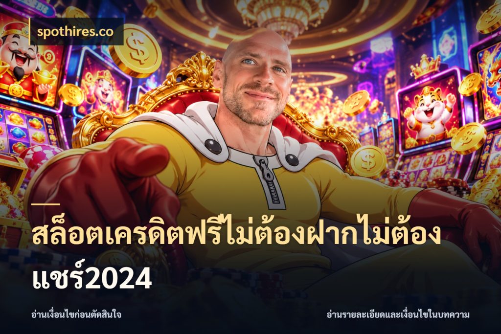 สล็อตเครดิตฟรีไม่ต้องฝากไม่ต้องแชร์2024 เครดิตฟรีกับจังหวะลุ้นที่คุณเลือก ในมุม spothires.co