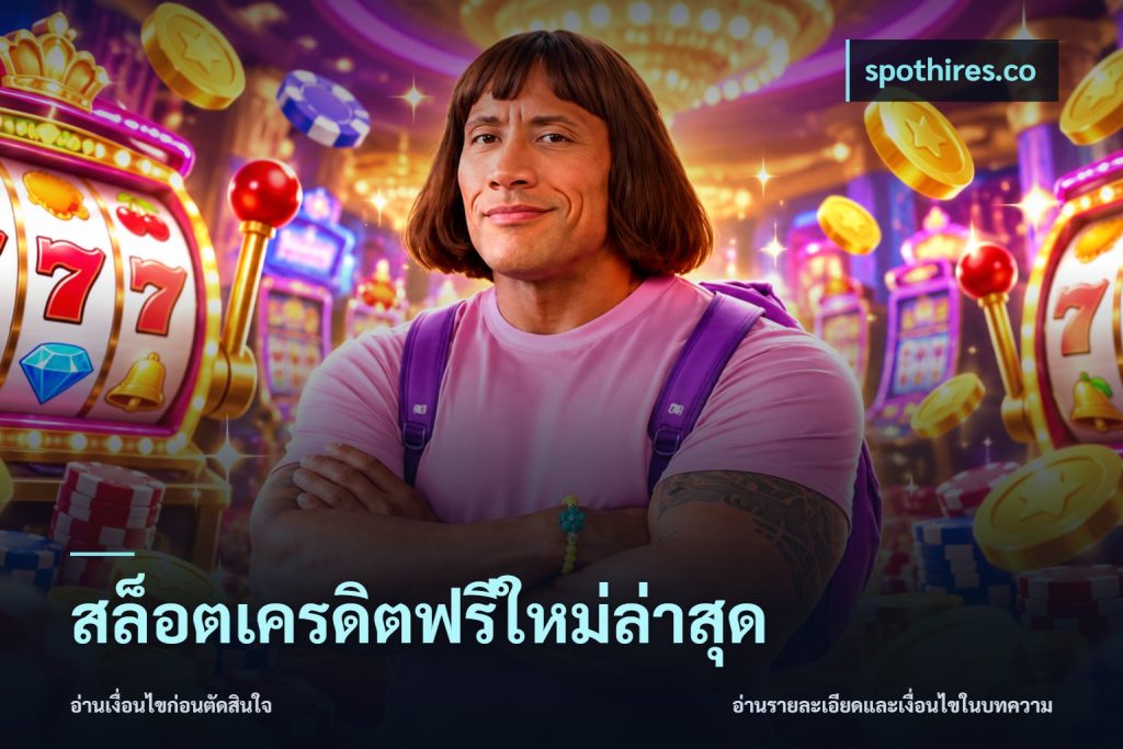 สล็อตเครดิตฟรีใหม่ล่าสุด