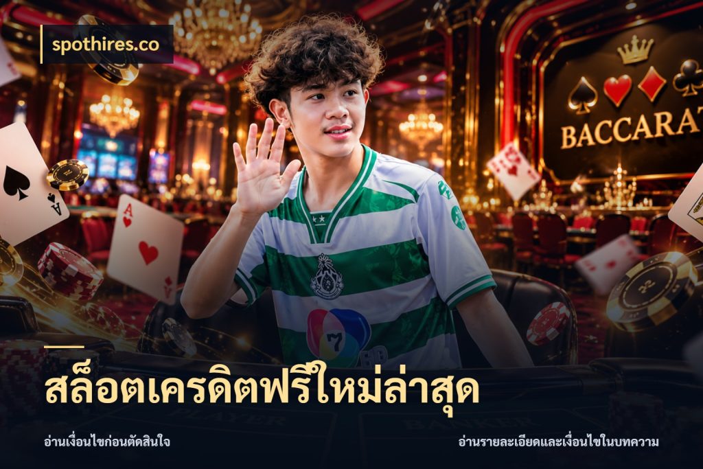 สล็อตเครดิตฟรีใหม่ล่าสุด สีสันของเครดิตฟรีและเกมแนวที่ชอบ ในมุม spothires.co