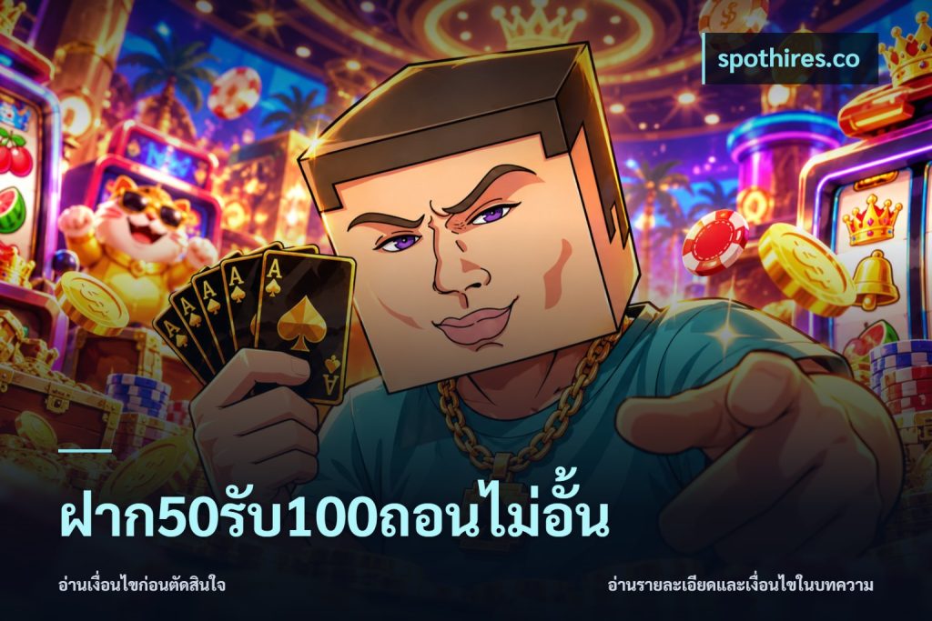 ฝาก50รับ100ถอนไม่อั้น