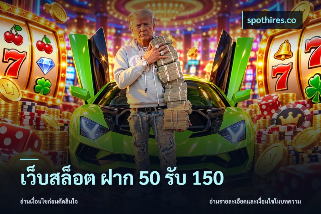 เว็บสล็อต ฝาก 50 รับ 150