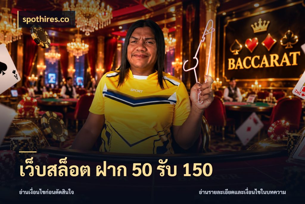 เว็บสล็อต ฝาก 50 รับ 150 spothires.co เปิดมุมโปรให้เข้ากับเกมแนวโปรด