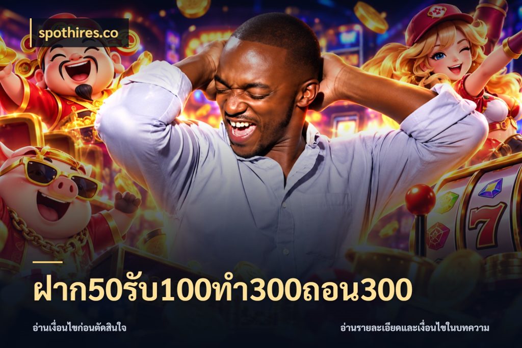 ฝาก50รับ100ทํา300ถอน300 สนุกกับตัวเลือกโปรในสไตล์ของคุณ กับ spothires.co