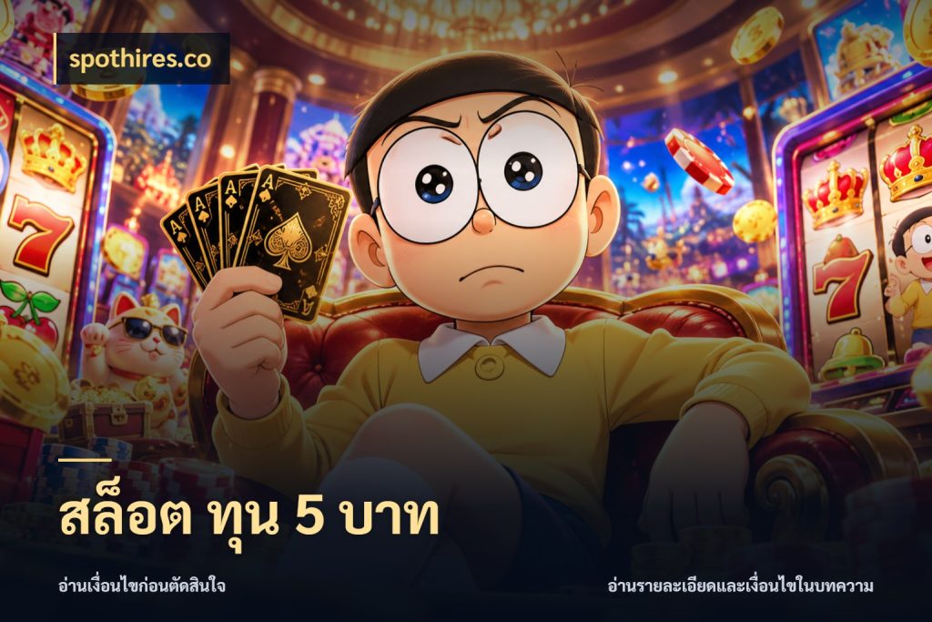 สล็อต ทุน 5 บาท จัดจังหวะสนุกให้เข้ากับงบที่ตั้งไว้ ในมุม spothires.co