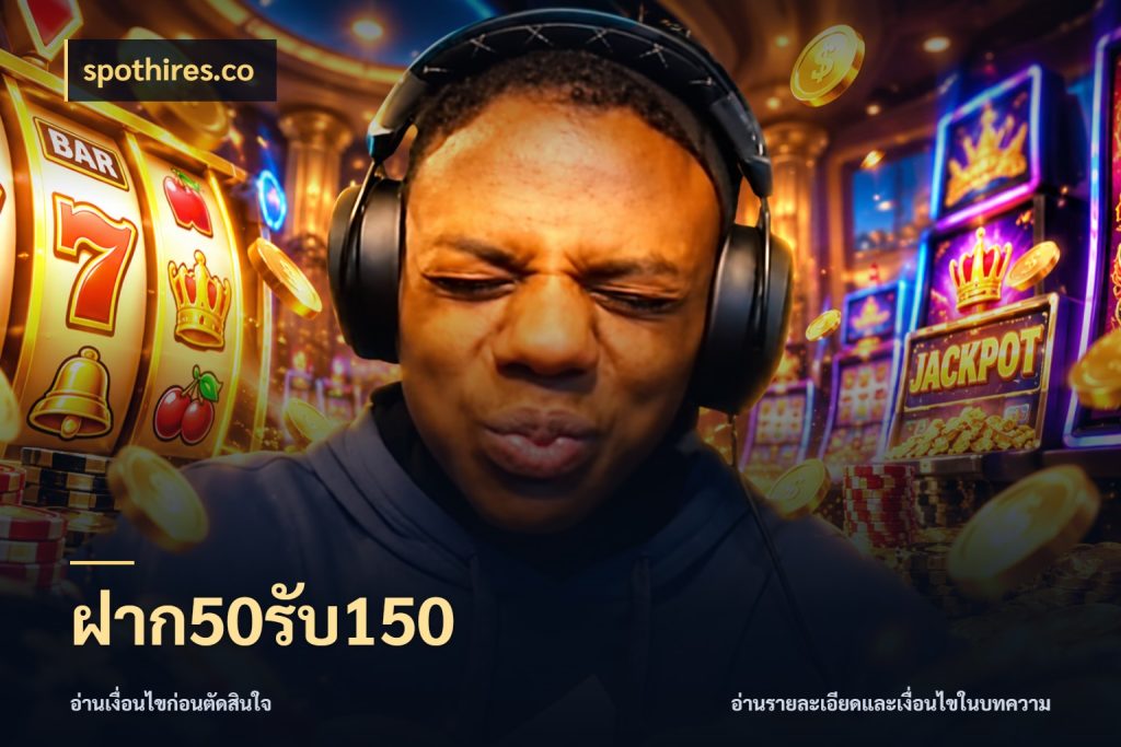 ฝาก50รับ150 สายโบนัสเลือกจังหวะสนุกได้อย่างไร กับ spothires.co