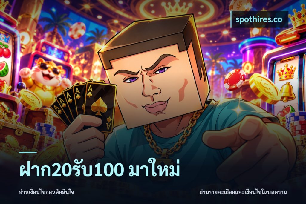 ฝาก20รับ100 มาใหม่