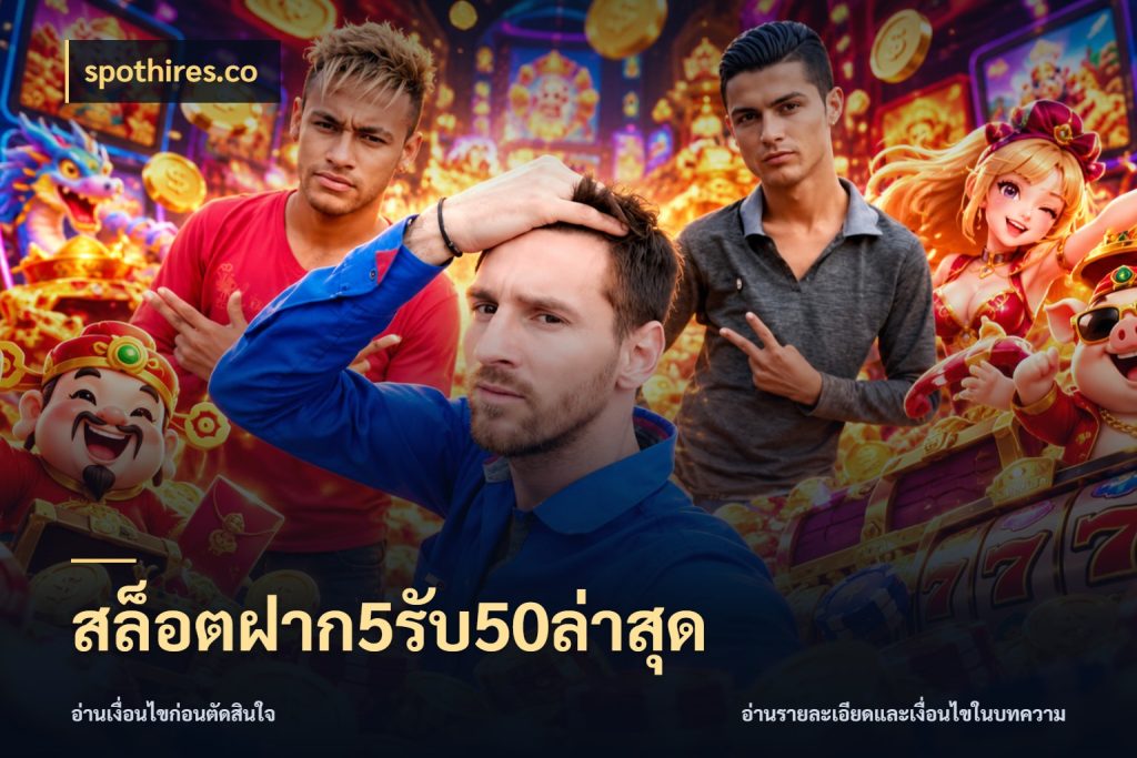 สล็อตฝาก5รับ50ล่าสุด เปิดมุมโปรให้เข้ากับเกมแนวโปรด ในมุม spothires.co