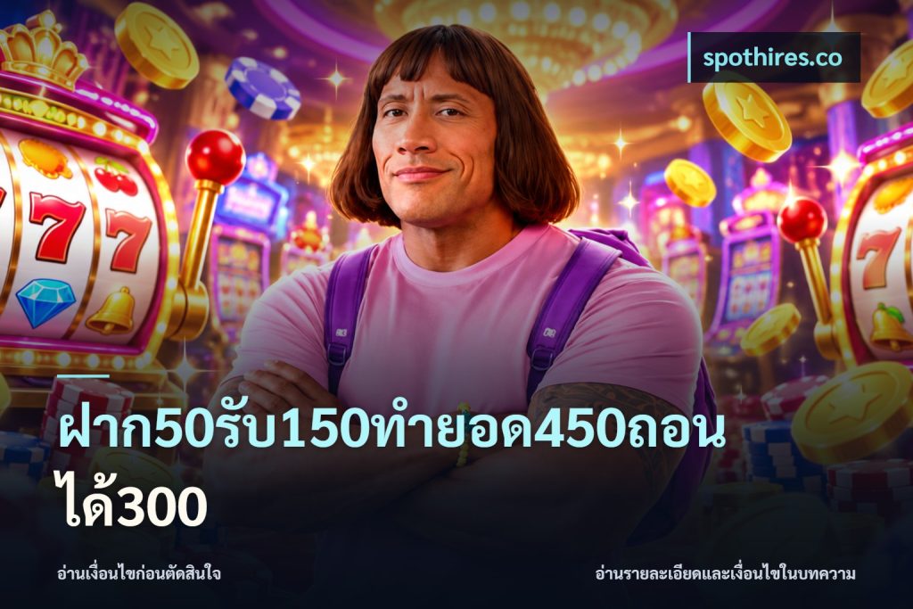 ฝาก50รับ150ทำยอด450ถอนได้300