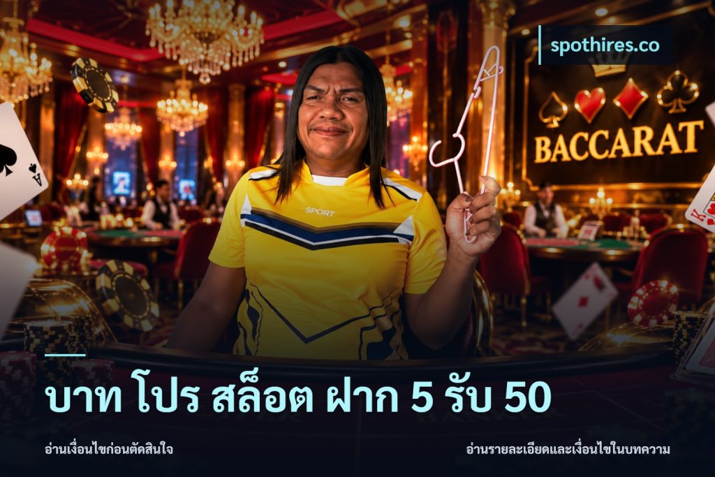 บาท โปร สล็อต ฝาก 5 รับ 50