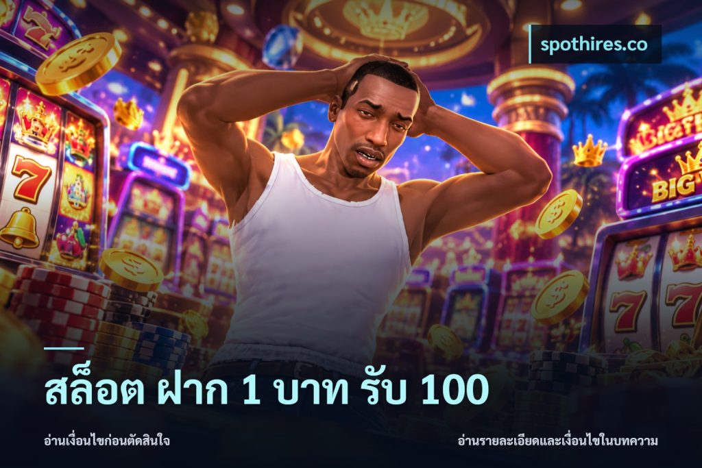 สล็อต ฝาก 1 บาท รับ 100
