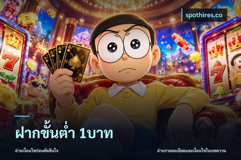 ฝากขั้นต่ำ 1บาท