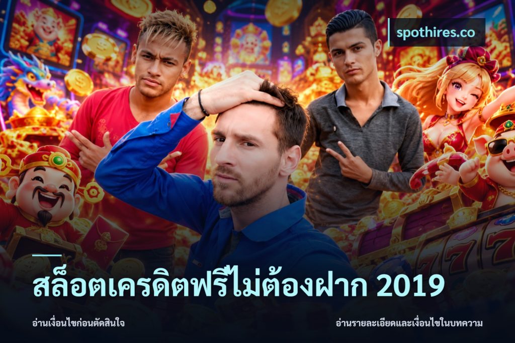 สล็อตเครดิตฟรีไม่ต้องฝาก 2019