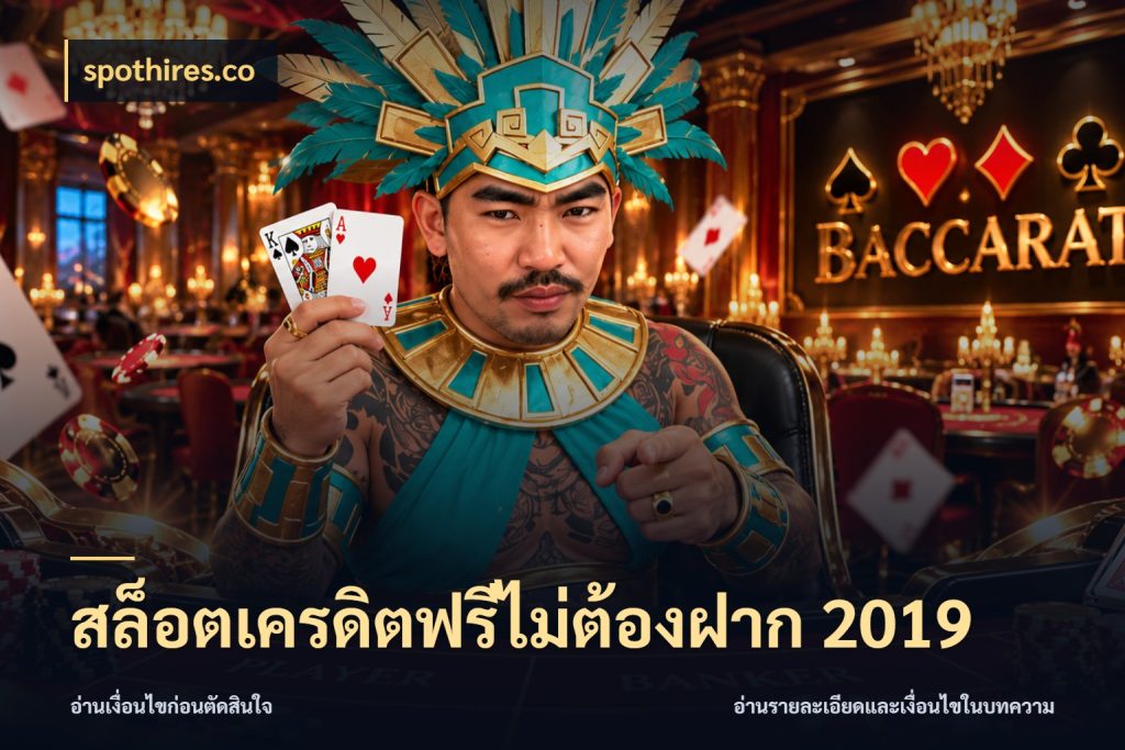 สล็อตเครดิตฟรีไม่ต้องฝาก 2019 เปิดประเด็นเครดิตฟรีสำหรับคนชอบลุ้น ในมุม spothires.co
