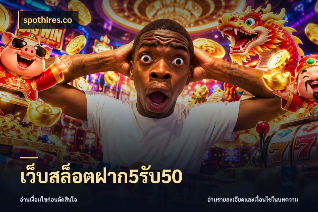 เว็บสล็อตฝาก5รับ50 ยอดฝากและยอดรับในมุมของคนชอบลุ้น สไตล์ spothires.co