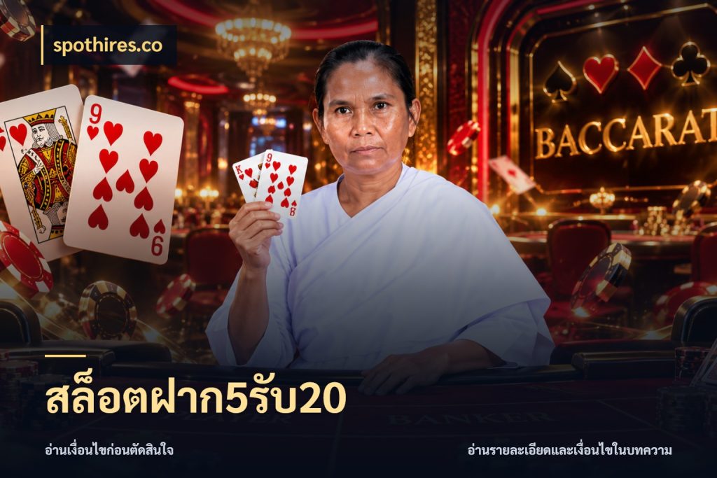 สล็อตฝาก5รับ20 spothires.co ยอดฝากและยอดรับในมุมของคนชอบลุ้น