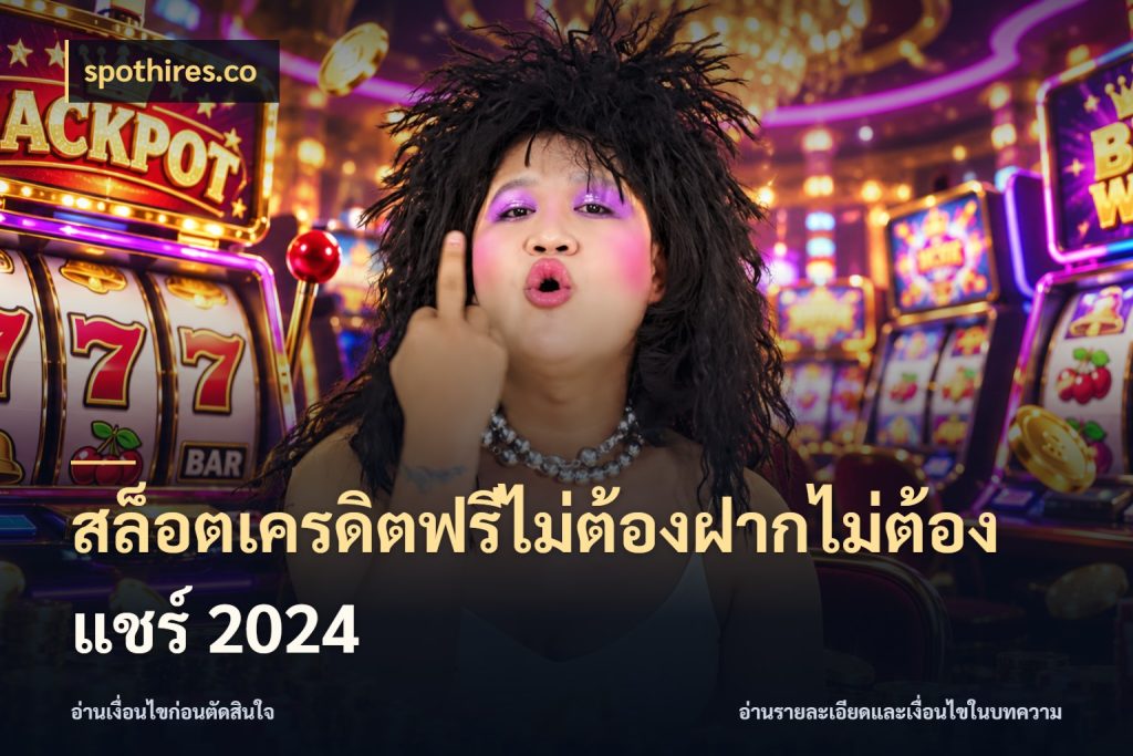 สล็อตเครดิตฟรีไม่ต้องฝากไม่ต้องแชร์ 2024 เลือกสไตล์ความสนุกจากรูปแบบเครดิต ในมุม spothires.co