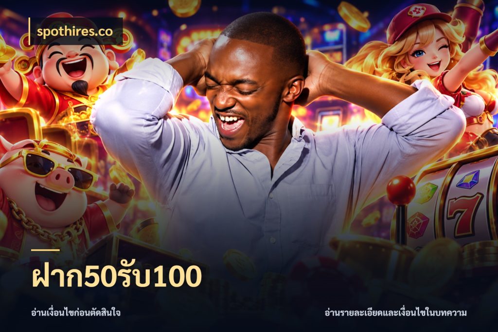 ฝาก50รับ100 โปรกับเกมที่ชอบเลือกให้ตรงสไตล์ กับ spothires.co