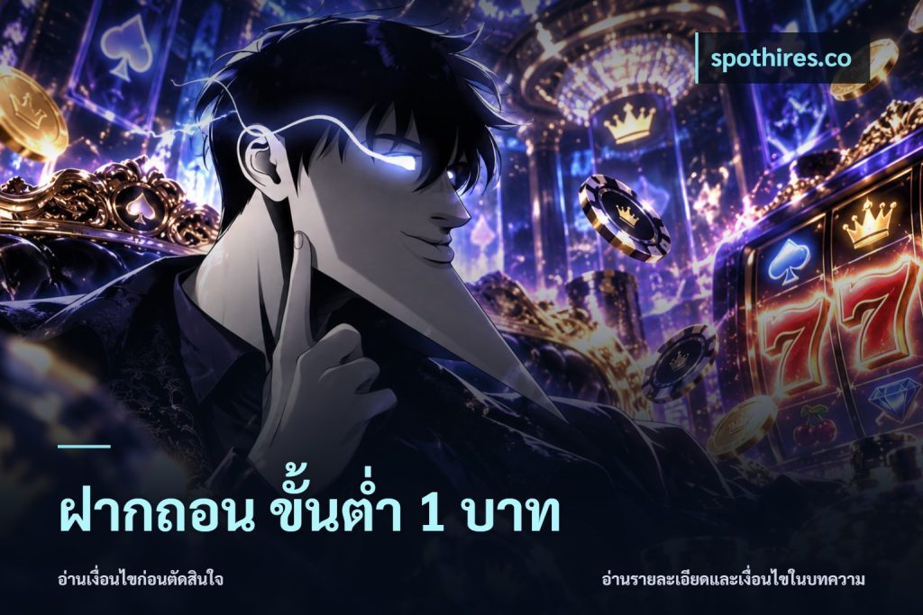 ฝากถอน ขั้นต่ำ 1 บาท