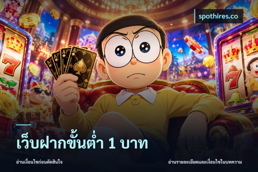 เว็บฝากขั้นต่ำ 1 บาท