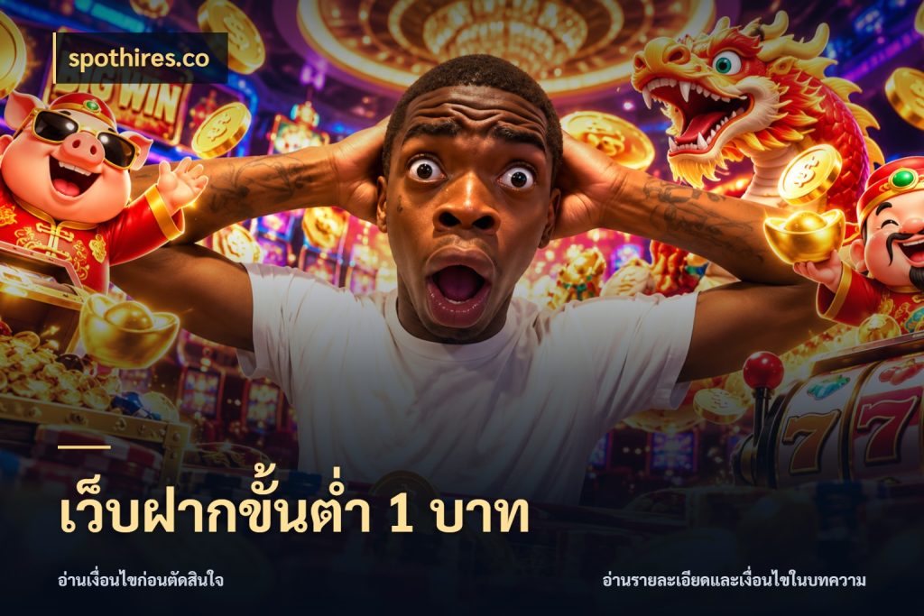 เว็บฝากขั้นต่ำ 1 บาท มุมสนุกของคนที่กำหนดขอบเขตตัวเอง สไตล์ spothires.co