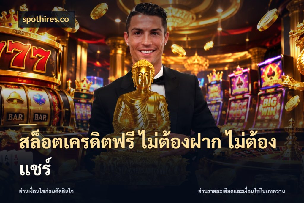 สล็อตเครดิตฟรี ไม่ต้องฝาก ไม่ต้องแชร์ เครดิตฟรีกับจังหวะลุ้นที่คุณเลือก กับ spothires.co