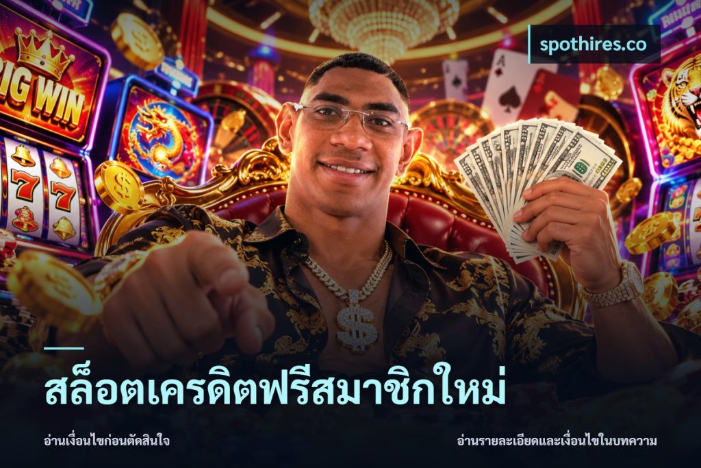 สล็อตเครดิตฟรีสมาชิกใหม่