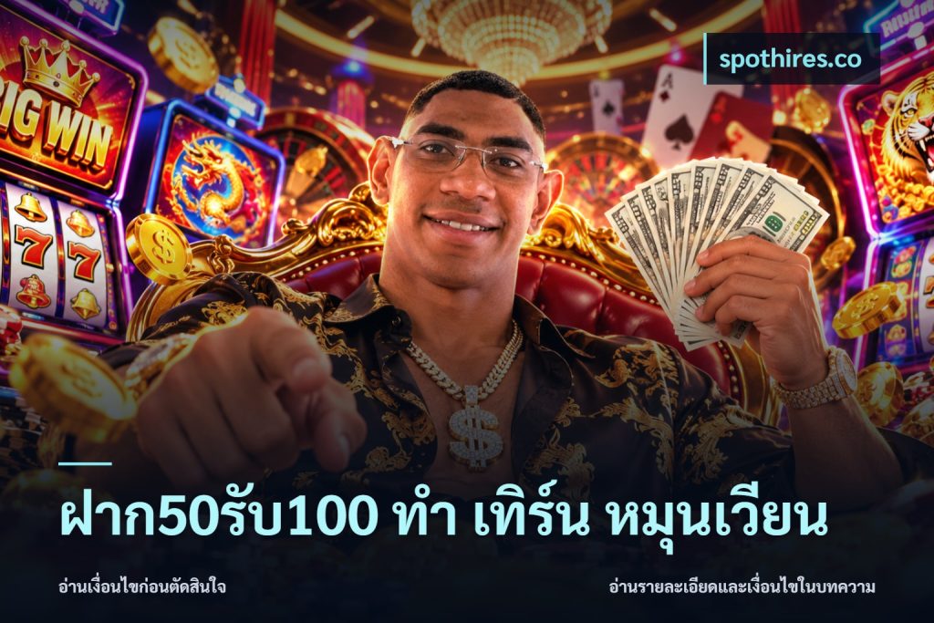 ฝาก50รับ100 ทํา เทิร์น หมุนเวียน