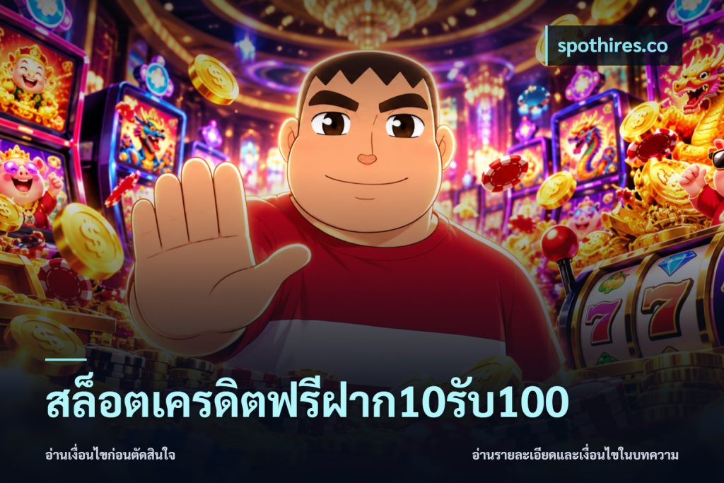 สล็อตเครดิตฟรีฝาก10รับ100