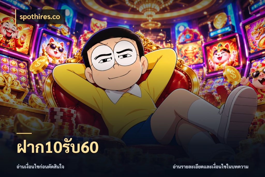 ฝาก10รับ60 spothires.co จุดเด่นของเครดิตที่คนชอบเกมอยากรู้